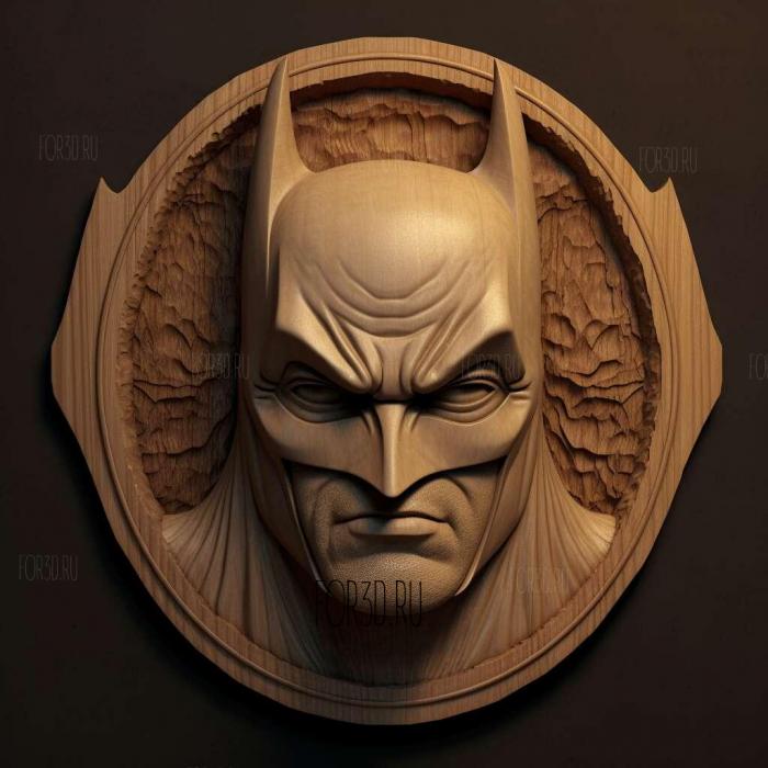 Batman BatmanMichael Keaton 4 stl model for CNC