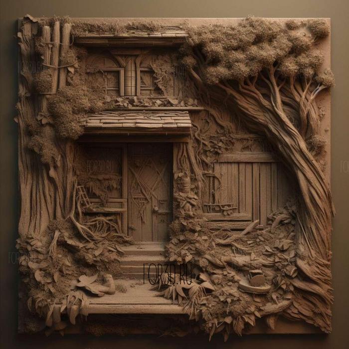 HouseBroken TV series 1 stl model for CNC
