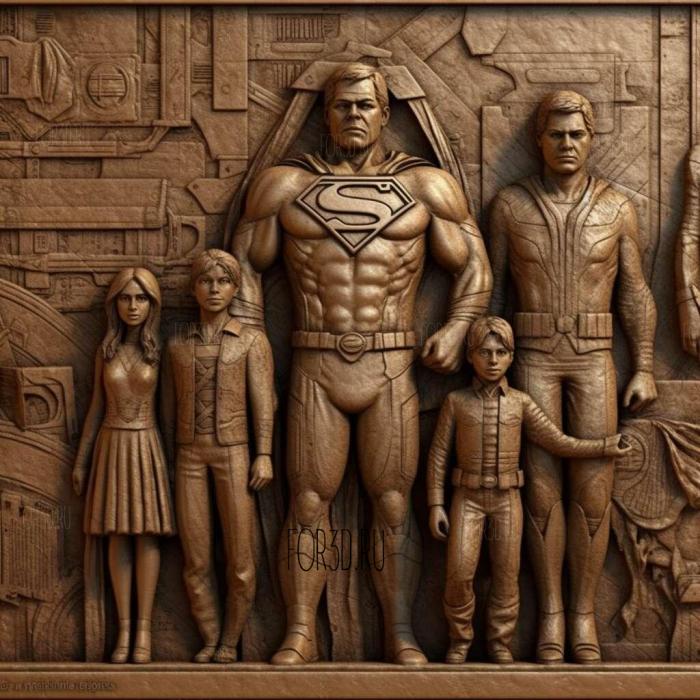 stl The Superfamily 2 movie 4 stl model for CNC
