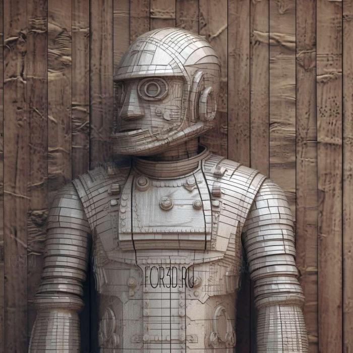 stl Tin Man series 4 stl model for CNC