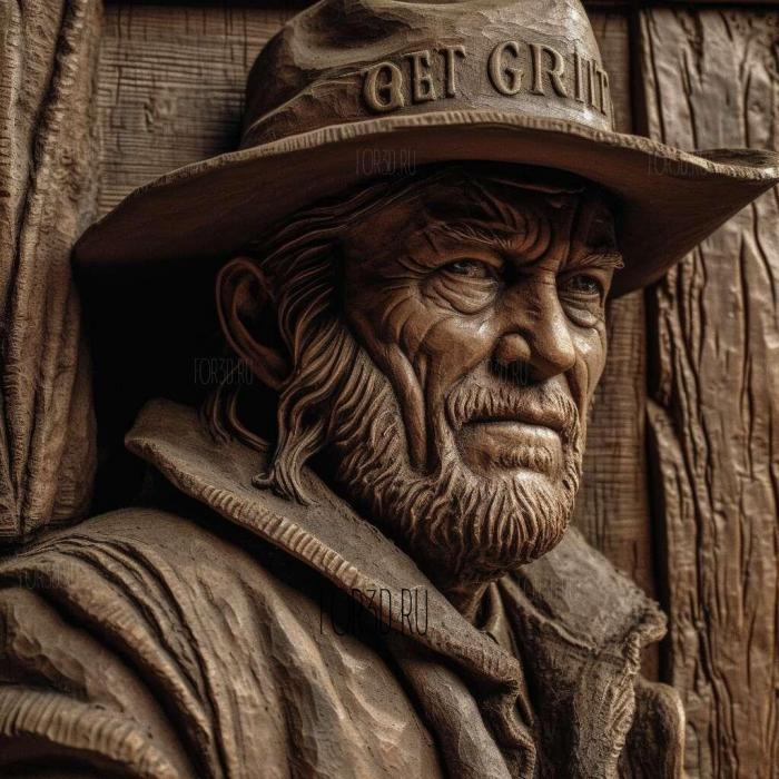 stl True Grit movie 3 stl model for CNC