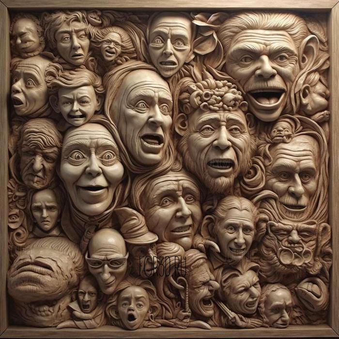 stl The Crazy Ones TV series 2 stl model for CNC