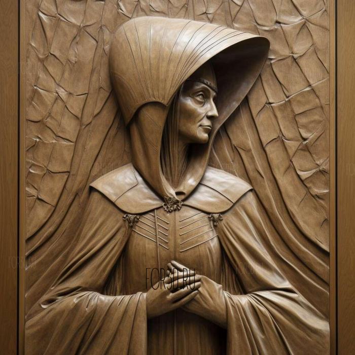 Elizabeth The Queen Mother by Philip Jackson 3 stl model for CNC
