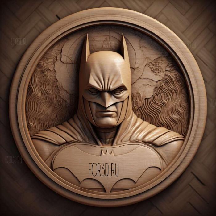 Batman The Beginning 2 stl model for CNC