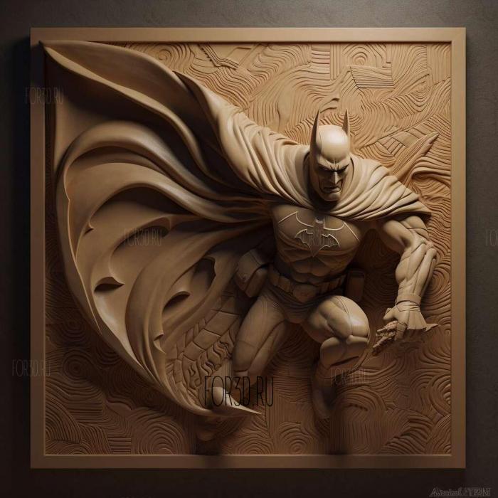 Batman The Beginning 3 3d stl модель для ЧПУ