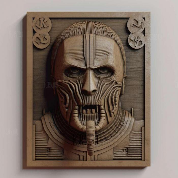 st paul gray Slipknot 1 stl model for CNC