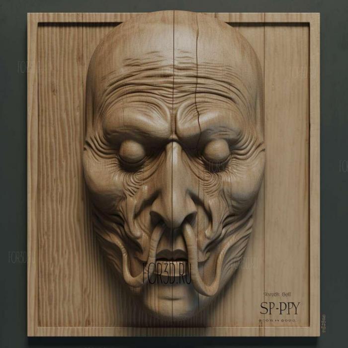st paul gray Slipknot 3 stl model for CNC