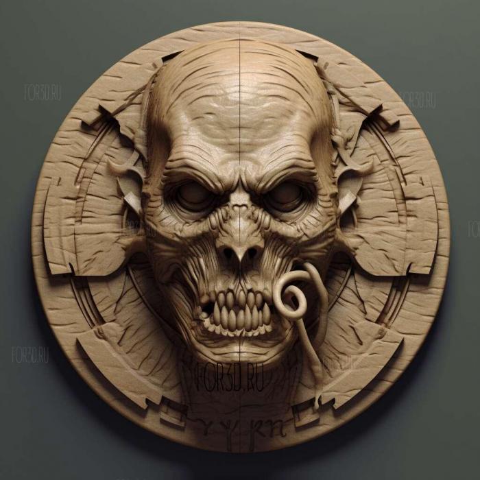 st paul gray Slipknot 4 stl model for CNC