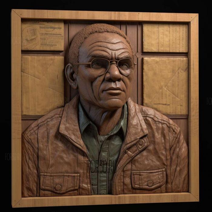 Trevor Phillips Grand Theft Auto V 3 stl model for CNC