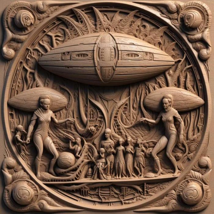 stl The Alieniseries 2 stl model for CNC