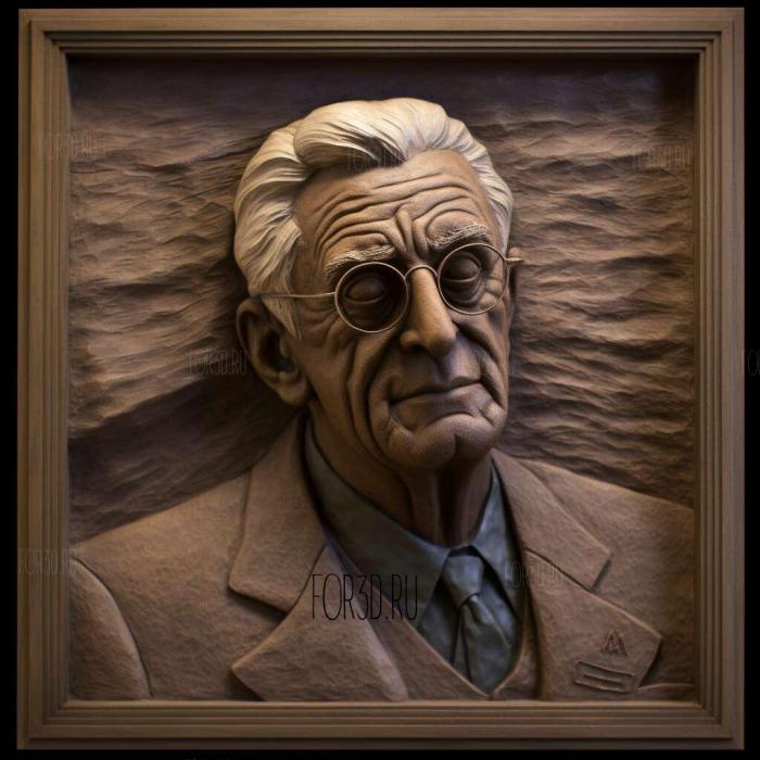 MrPotter This Wonderful Life Lionel Barrymore 2 stl model for CNC