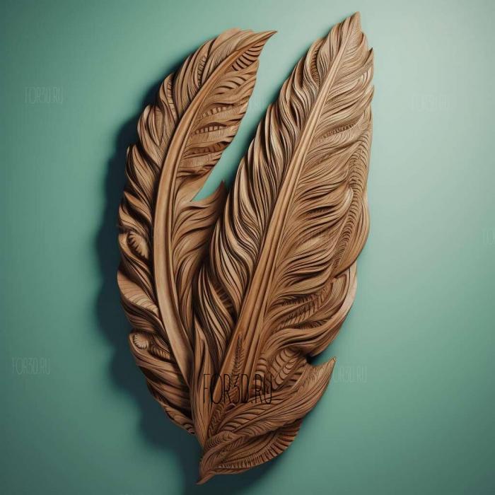 Light as a Feather series 1 3d stl модель для ЧПУ