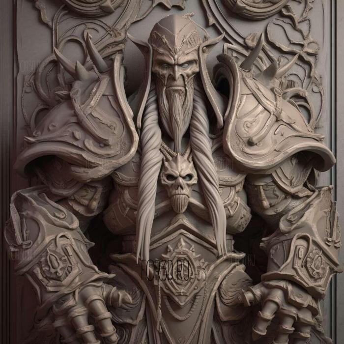Arthas Menetil Warcraft World of Warcraft 2 stl model for CNC