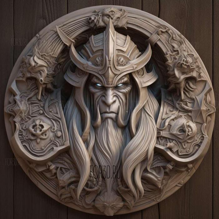 Arthas Menetil Warcraft World of Warcraft 3 stl model for CNC
