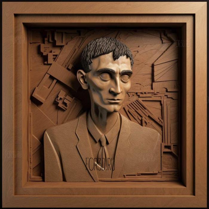 Before the Law Franz Kafka 1915 4 stl model for CNC