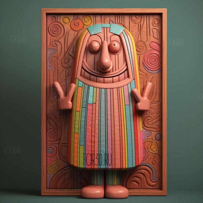 stl Tuca Bertie TV series 3 stl model for CNC