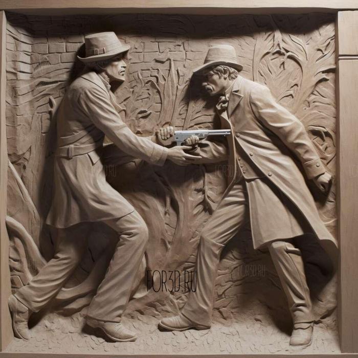 Sherlock Holmes vs Jack the Ripper 4 3d stl модель для ЧПУ