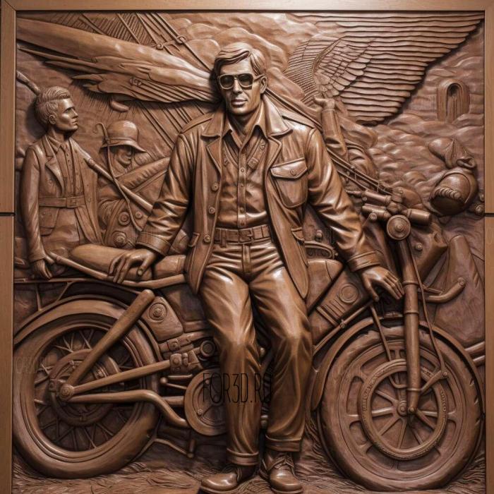 Harley and the Davidsons series 4 stl model for CNC