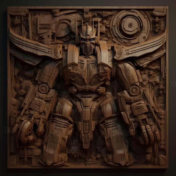 Transformers Dark of the Moon 1 stl model for CNC