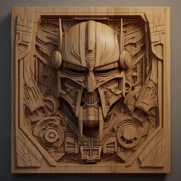 Transformers Dark of the Moon 2 stl model for CNC