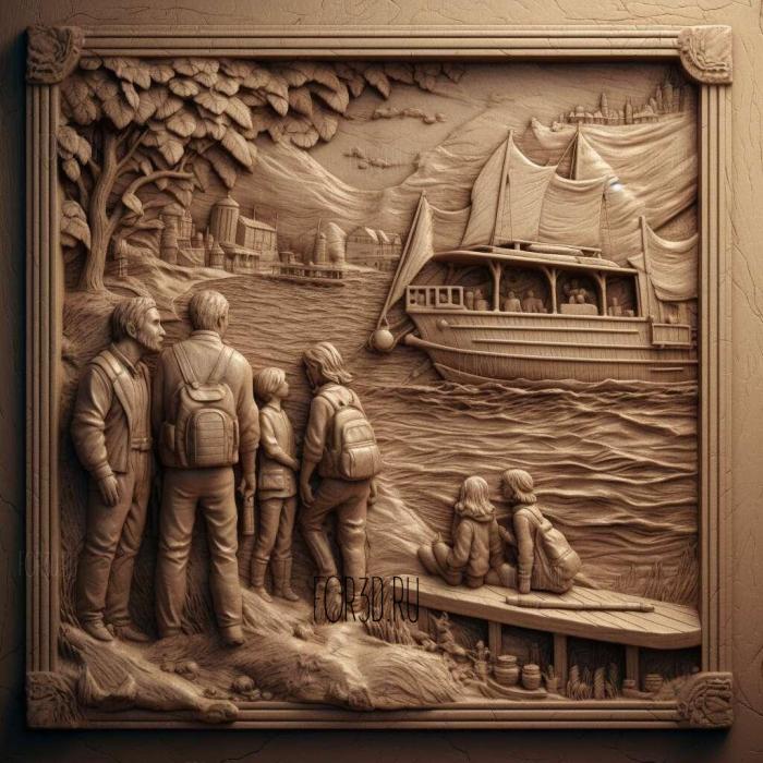 stl The Holiday movie 3 stl model for CNC