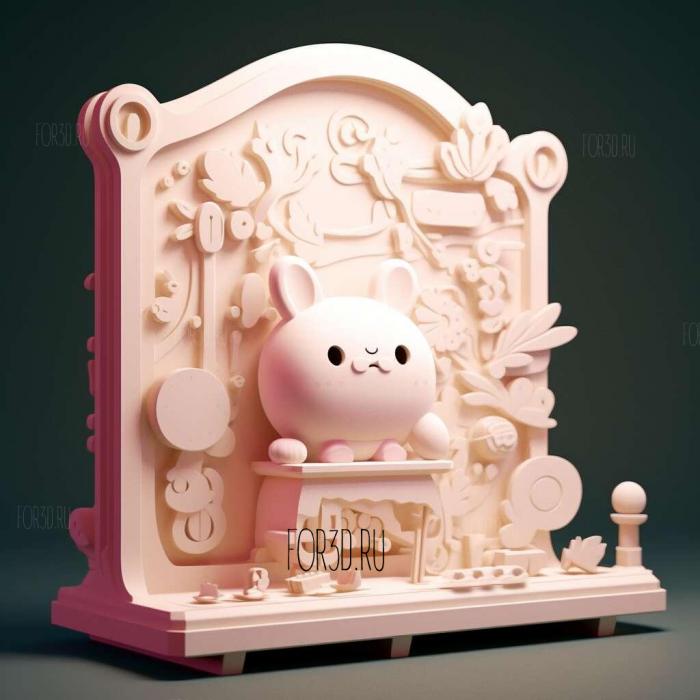 Bee and PuppyCat TV series 2 stl model for CNC