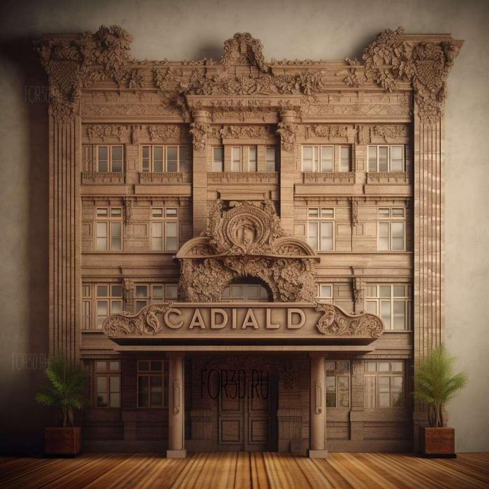 Grand Hotel TV series 1 stl model for CNC