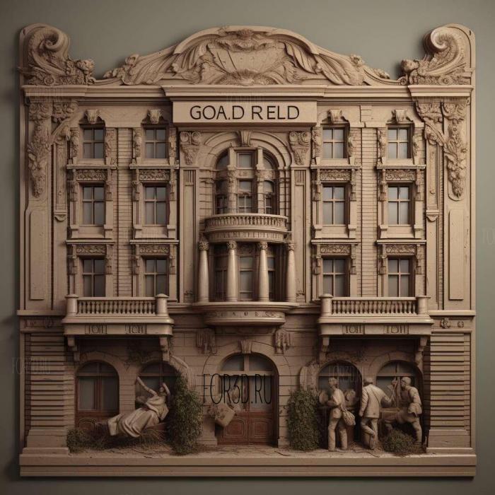 Grand Hotel TV series 3 stl model for CNC