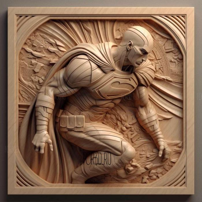 Юное правосудие серия 4 3d stl модель для ЧПУ
