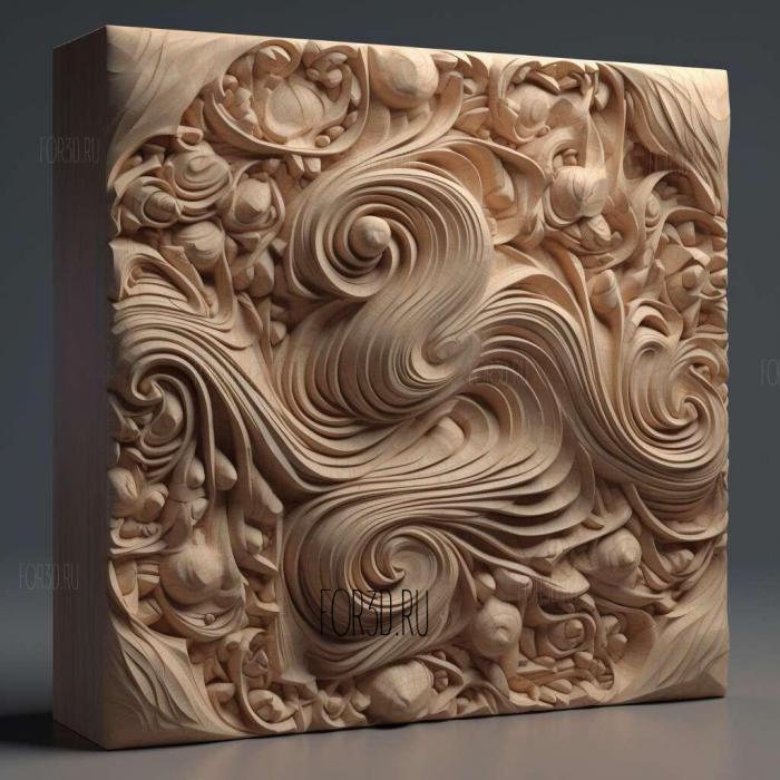 серия подачи stl 3 3d stl модель для ЧПУ