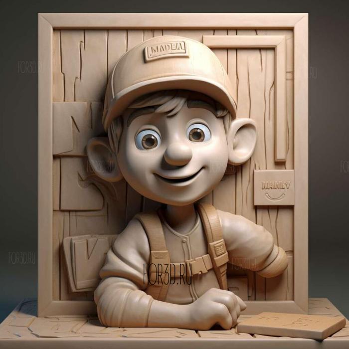 Handy Manny TV series 3 3d stl модель для ЧПУ