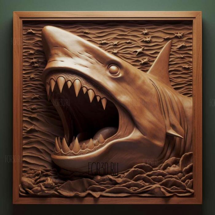st Jaws Jaws 1975 3 stl model for CNC