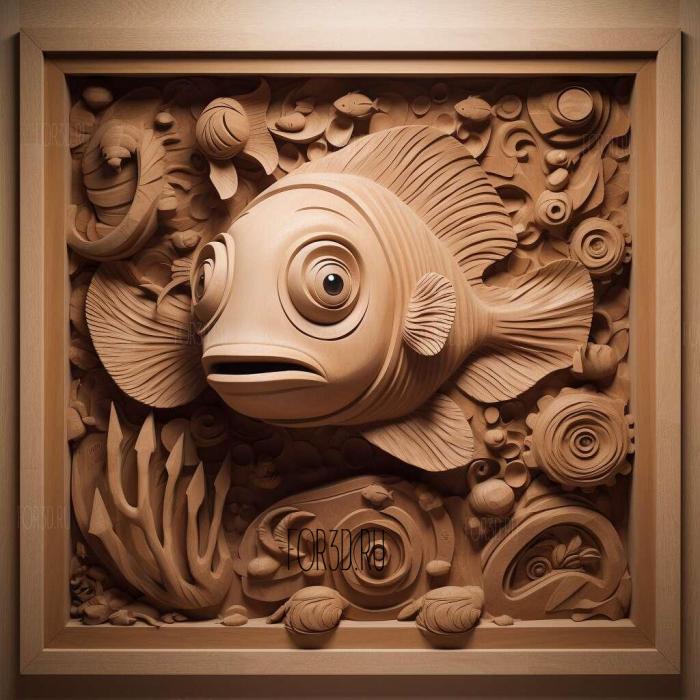 Nemo from In Search of Nemo 1 3d stl модель для ЧПУ