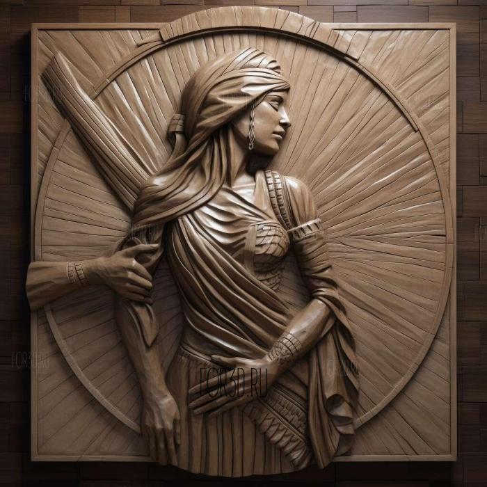 st Lana Kane Archer 4 stl model for CNC