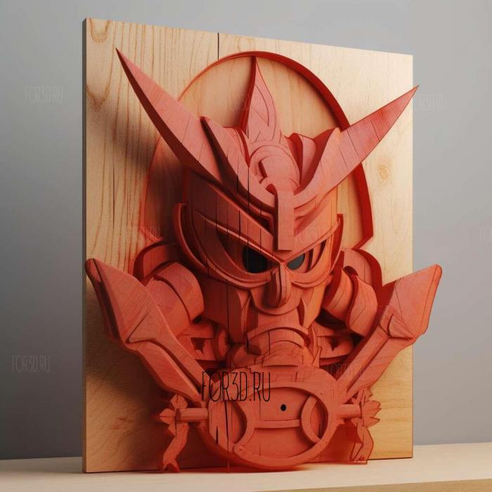 st Eko Littner Tengen Toppa Gurren Lagann 2 3d stl модель для ЧПУ