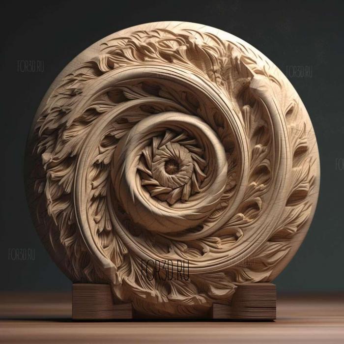 stl Spinning Out series 4 stl model for CNC