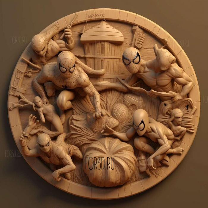 stl Spidey and His Amazing Friends TV series 2 stl model for CNC