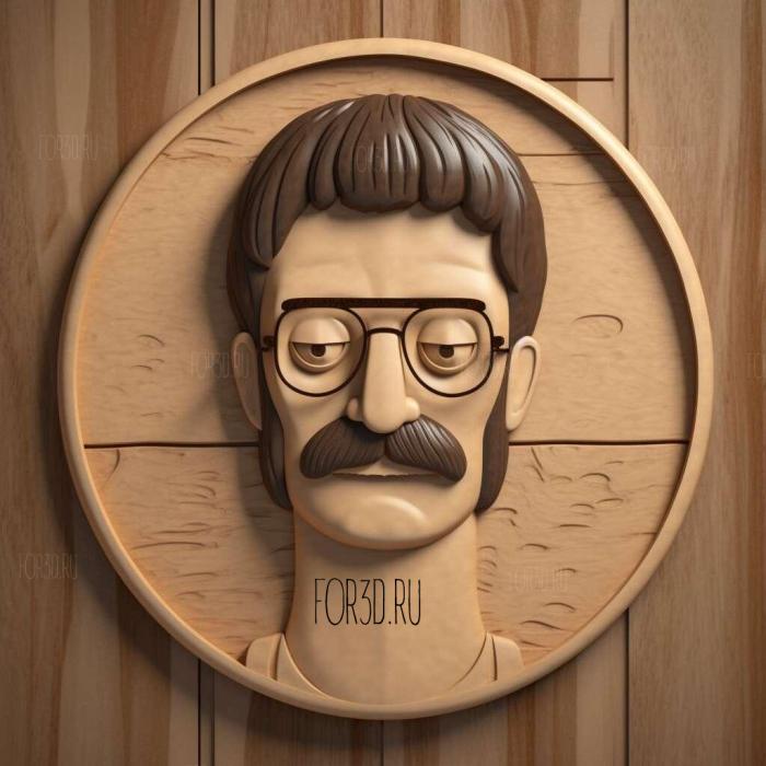 Bobs Burgers TV series 2 stl model for CNC