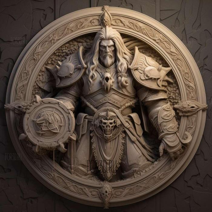 Arthas Menetil Warcraft World of Warcraft 4 stl model for CNC