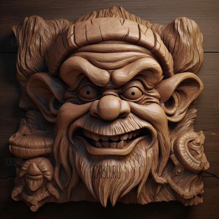 stl Trolls TrollsTopia TV series 1 stl model for CNC