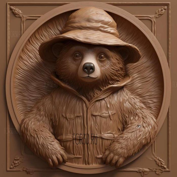 Paddington 2 movie 4 stl model for CNC