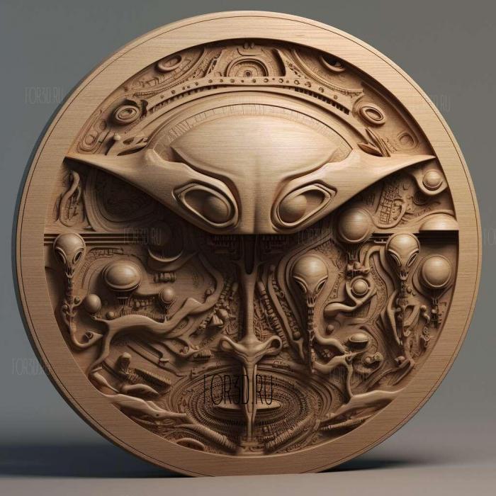 st AlienAlienBolaji Badeggio and Tom Woodruff Jr 3 stl model for CNC