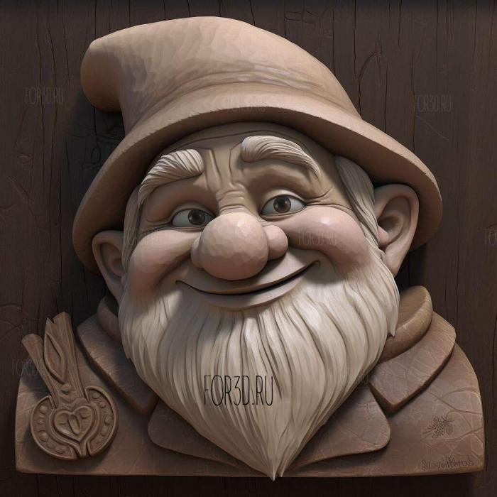 Gnomeo Juliet movie 2 stl model for CNC