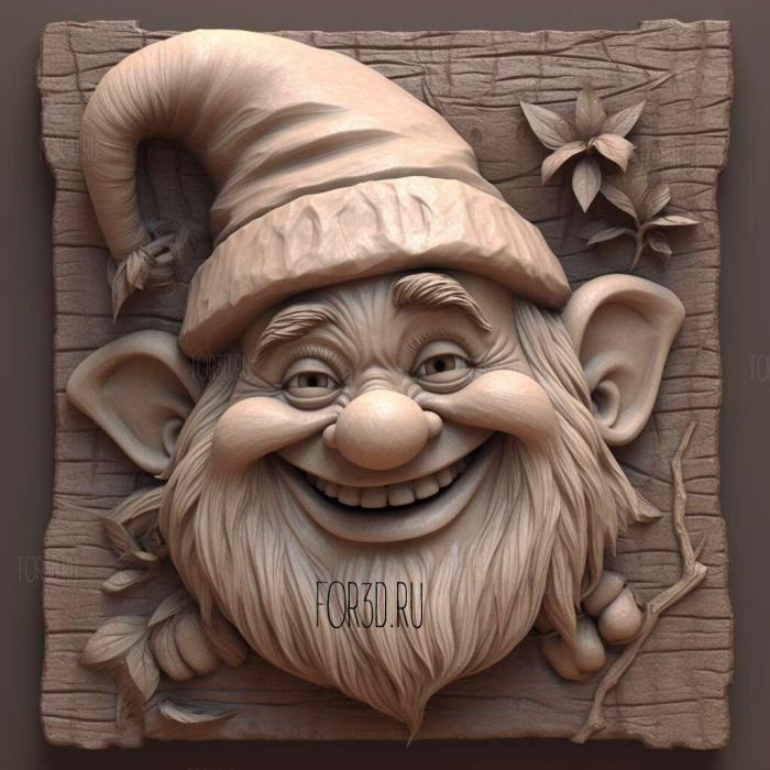 Gnomeo Juliet movie 4 stl model for CNC