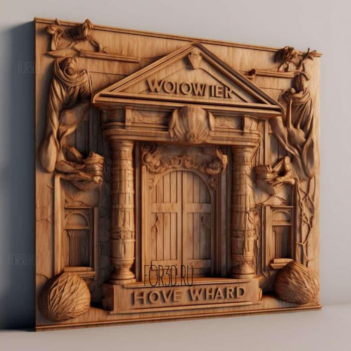 House of Wax movie 3 stl model for CNC