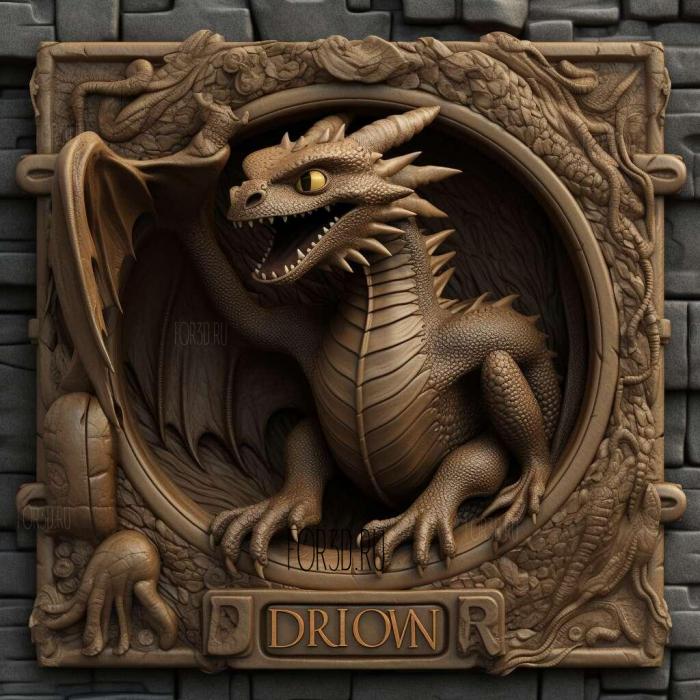 How to Train Your Dragon movie 1 stl model for CNC