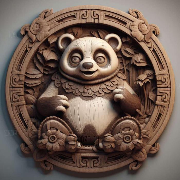 Kung Fu Panda The Paws of Destiny series 1 stl model for CNC