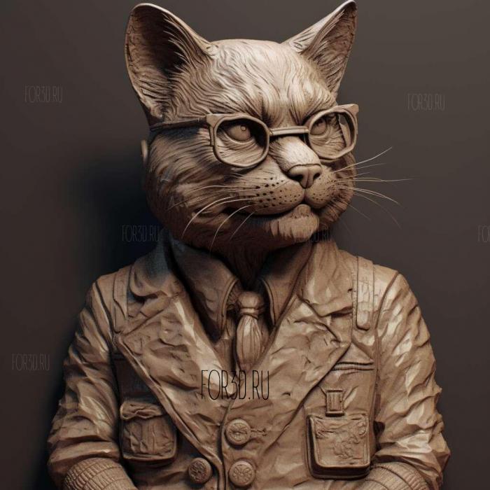 Fritz FROM Fritz the CatFritz the Cat 4 stl model for CNC