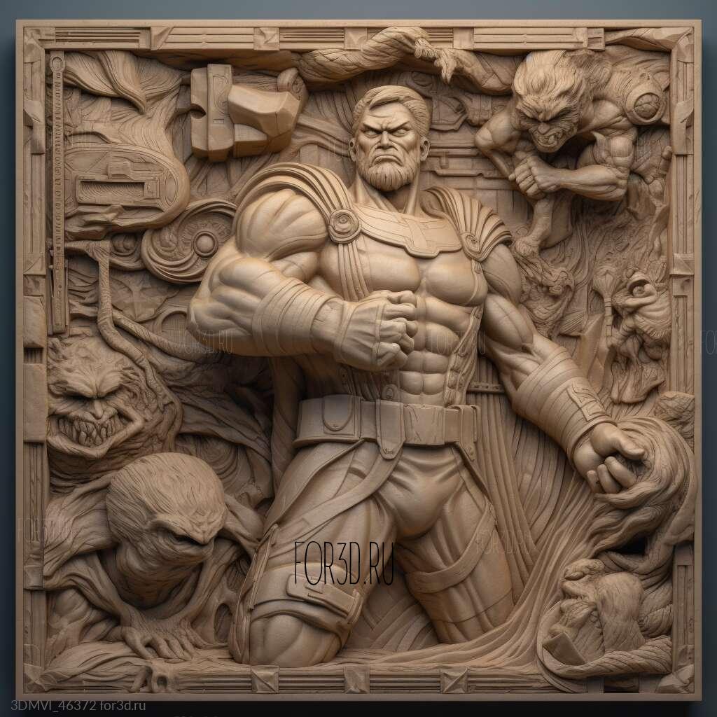 Van Pease The Strong World anime 1 | 3d stl model for CNC