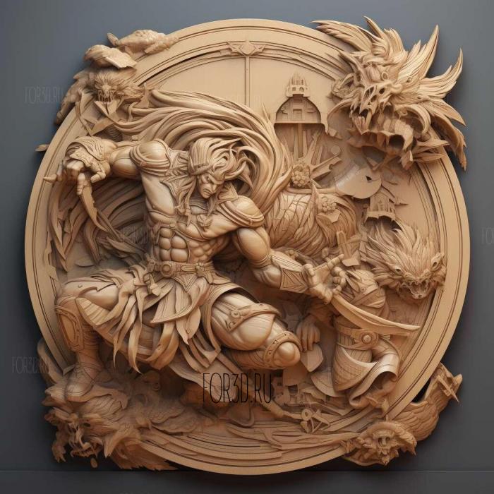 Van Pease The Strong World anime 2 stl model for CNC